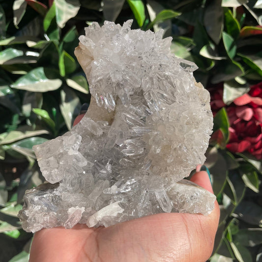 Clear Quartz Cluster Moon - Sage & Magic