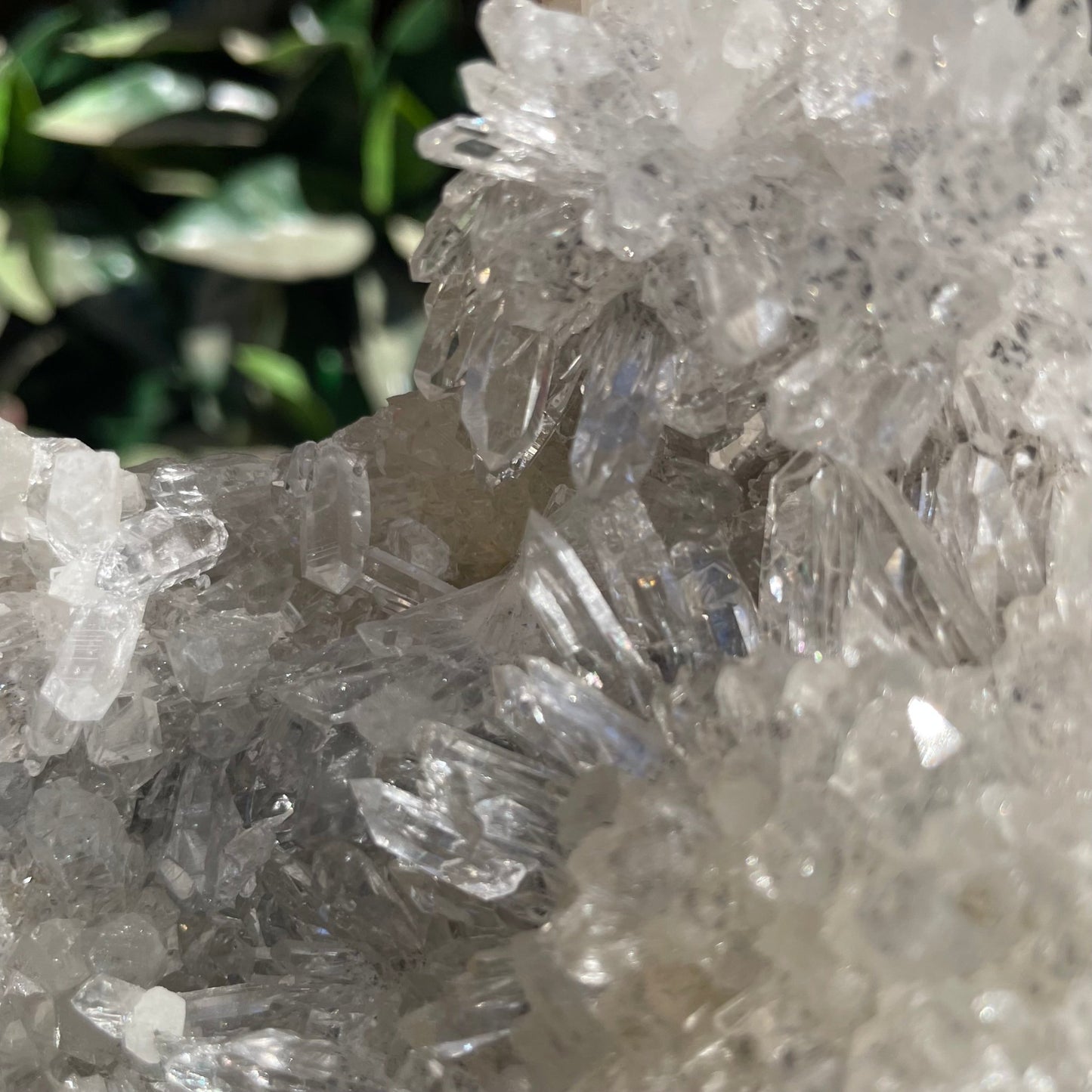 Clear Quartz Cluster Moon - Sage & Magic