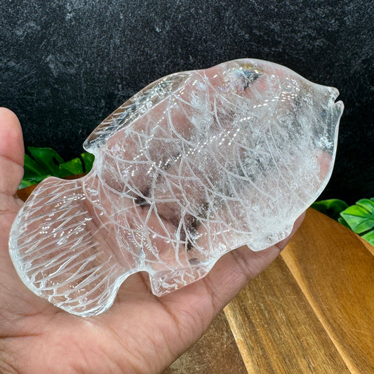 Clear Quartz Long Fish - Sage & Magic