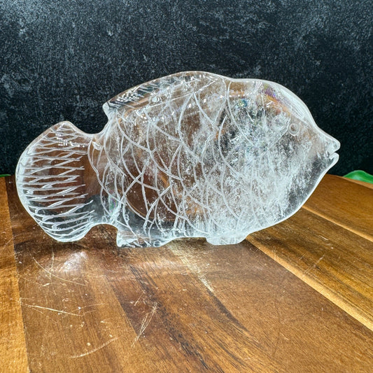 Clear Quartz Long Fish - Sage & Magic