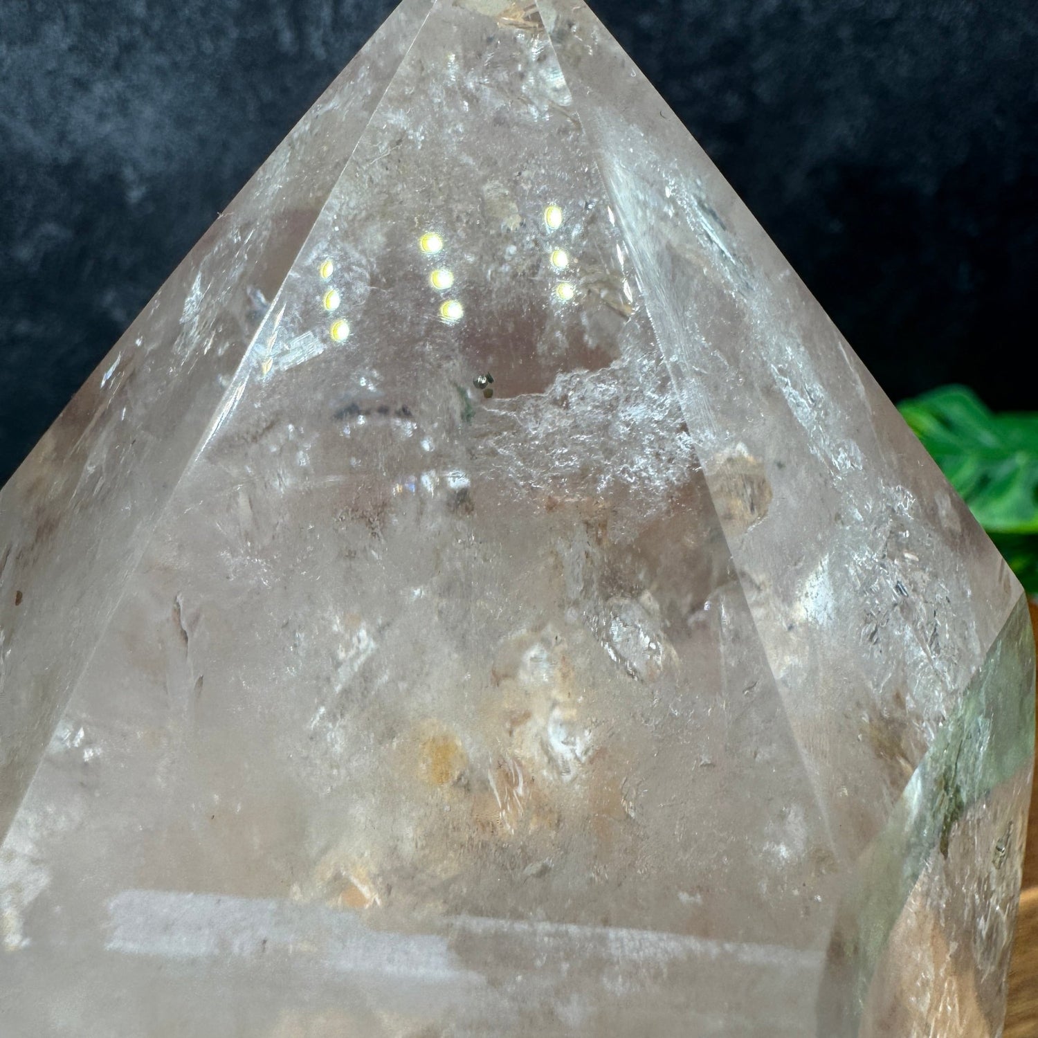 Clear Quartz Point with Sand Inclusions - Sage & Magic