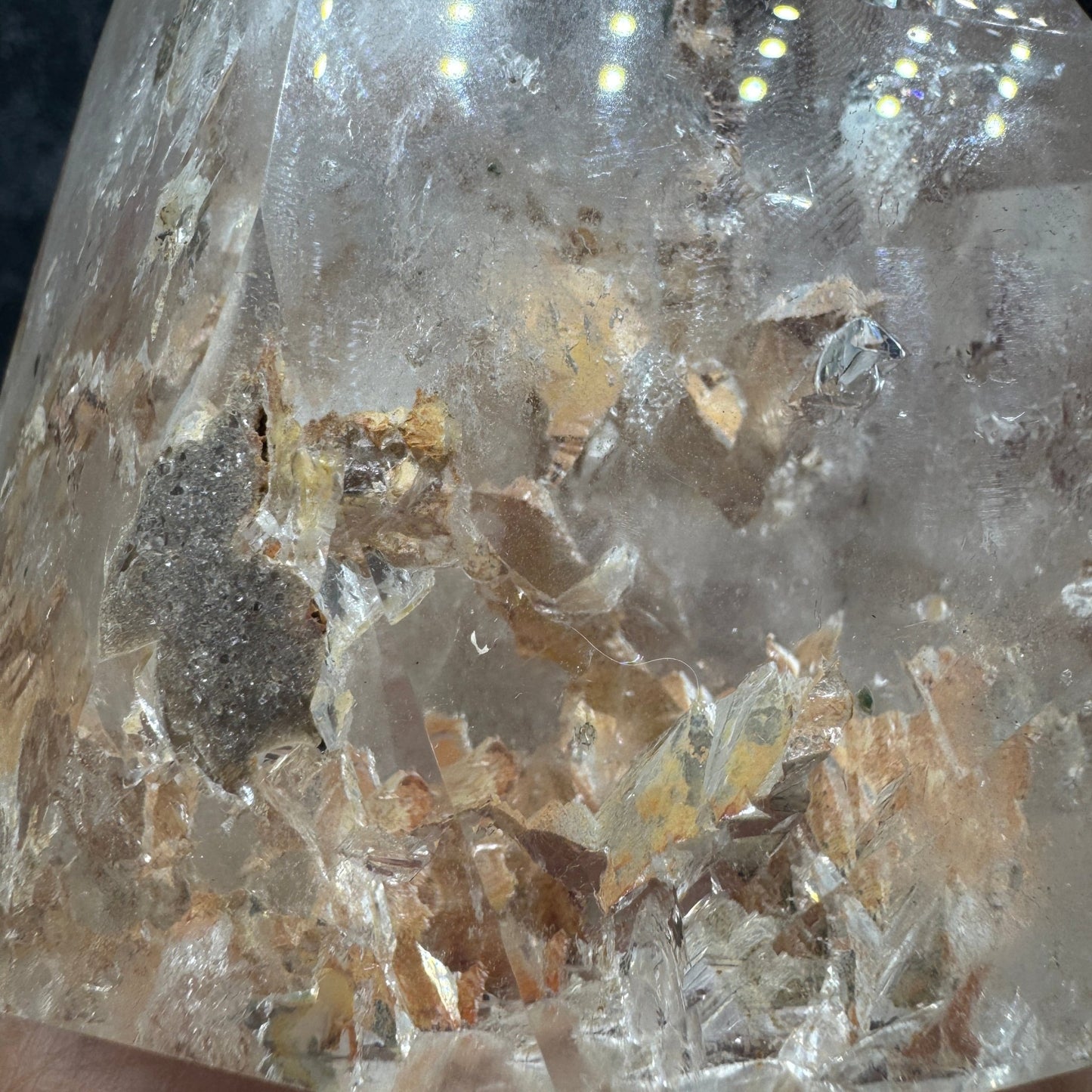 Clear Quartz Point with Sand Inclusions - Sage & Magic