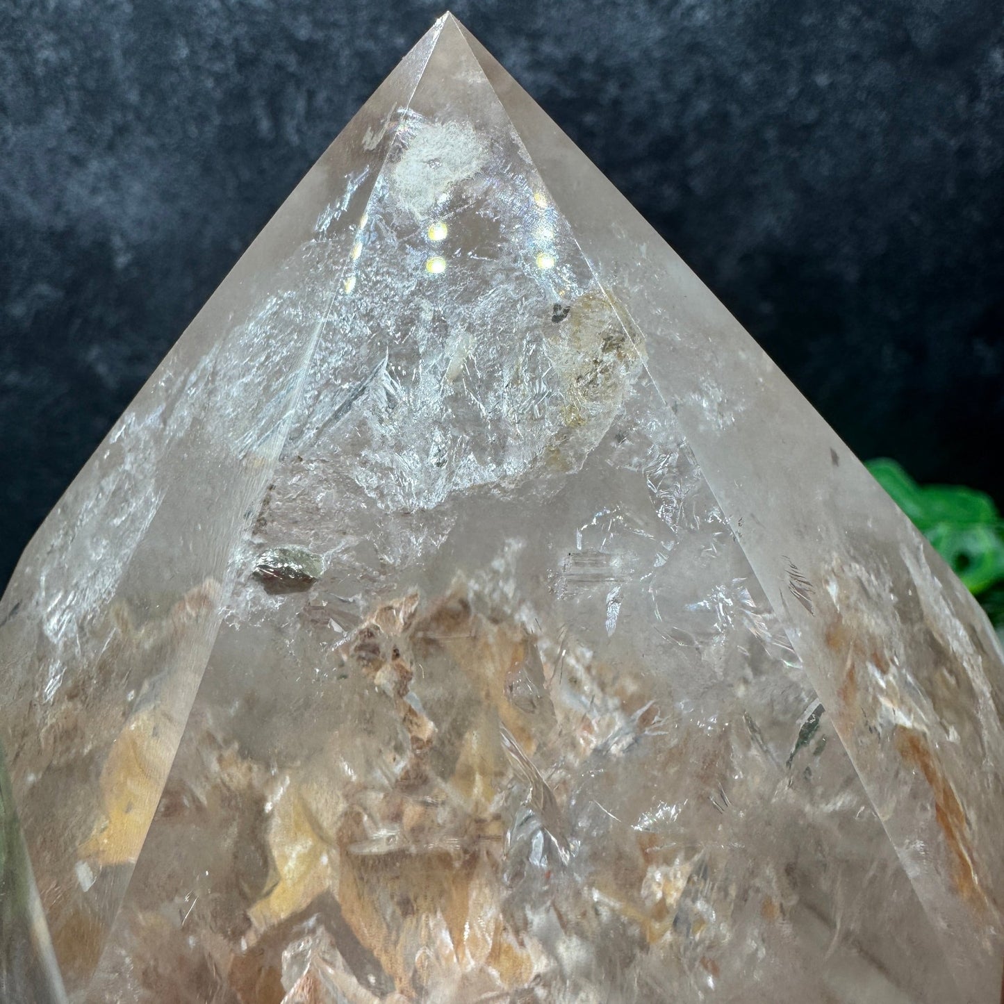 Clear Quartz Point with Sand Inclusions - Sage & Magic