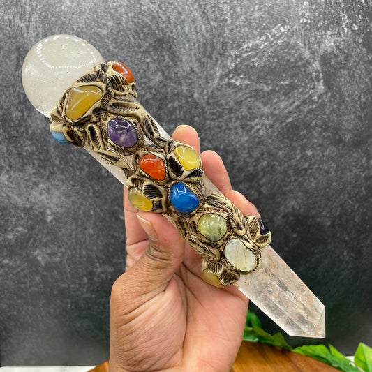 Clear Quartz Wand - Sage & Magic