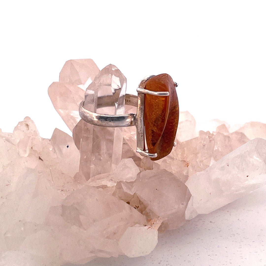 Copal Amber S925 Ring - Sage & Magic