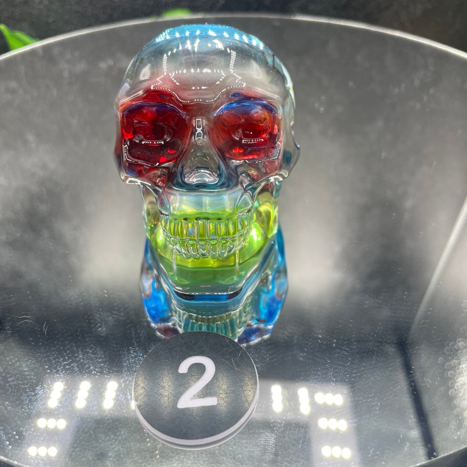 Cosmic Glass Skull - Sage & Magic