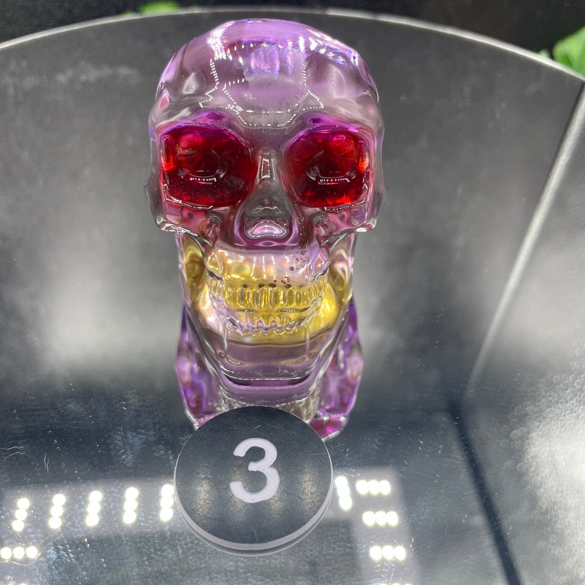 Cosmic Glass Skull - Sage & Magic