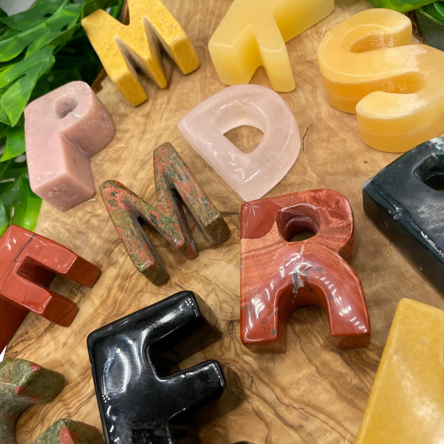 Crystal Alphabet Letters - Sage & Magic