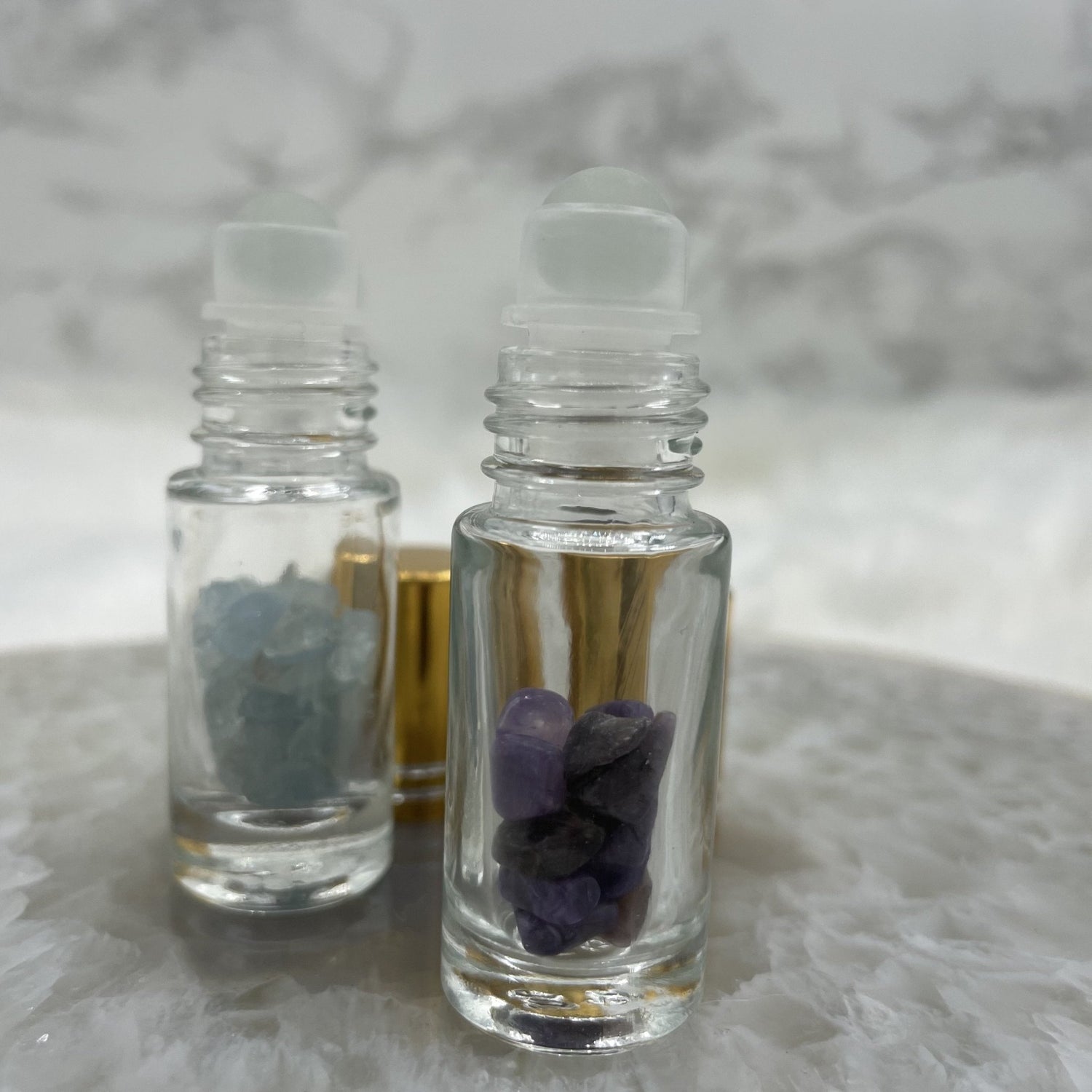 Crystal Chip Mini Roller Bottle - Sage & Magic