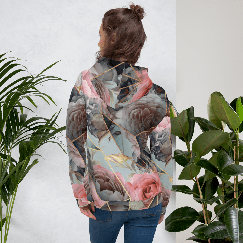 Crystals + Roses Hoodie - Sage & Magic