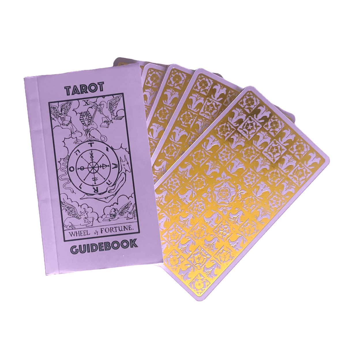 Lavender Gold Foil Tarot & Guide, Classic Tarot Design – view 4