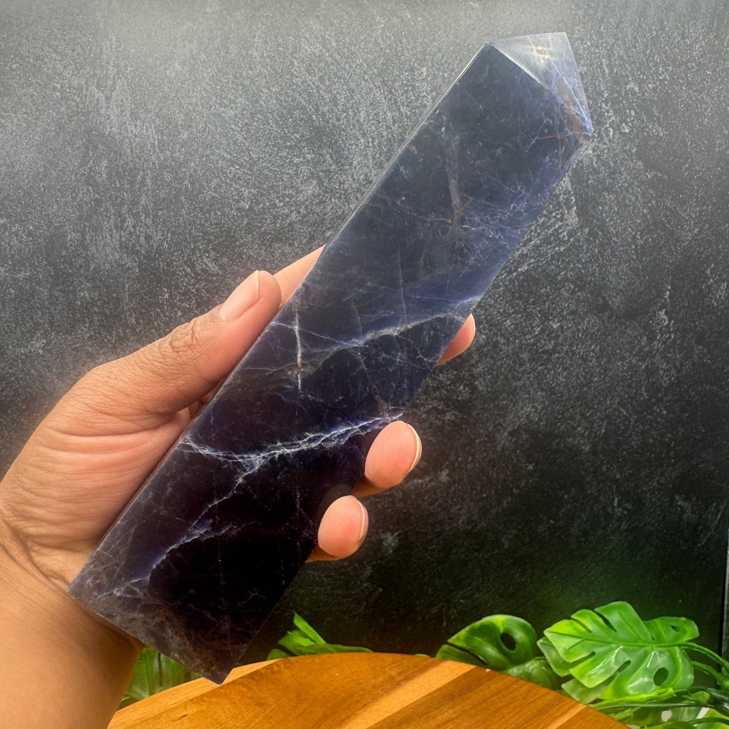 Deep Blue Sodalite 4 Sided Tower - Sage & Magic