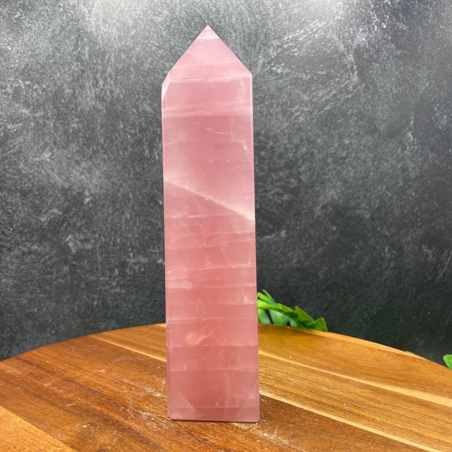 Deep Pink HQ Rose Quartz 4 Sided Tower - Sage & Magic