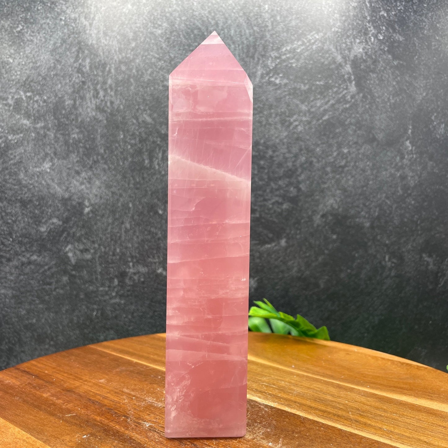 Deep Pink HQ Rose Quartz 4 Sided Tower - Sage & Magic