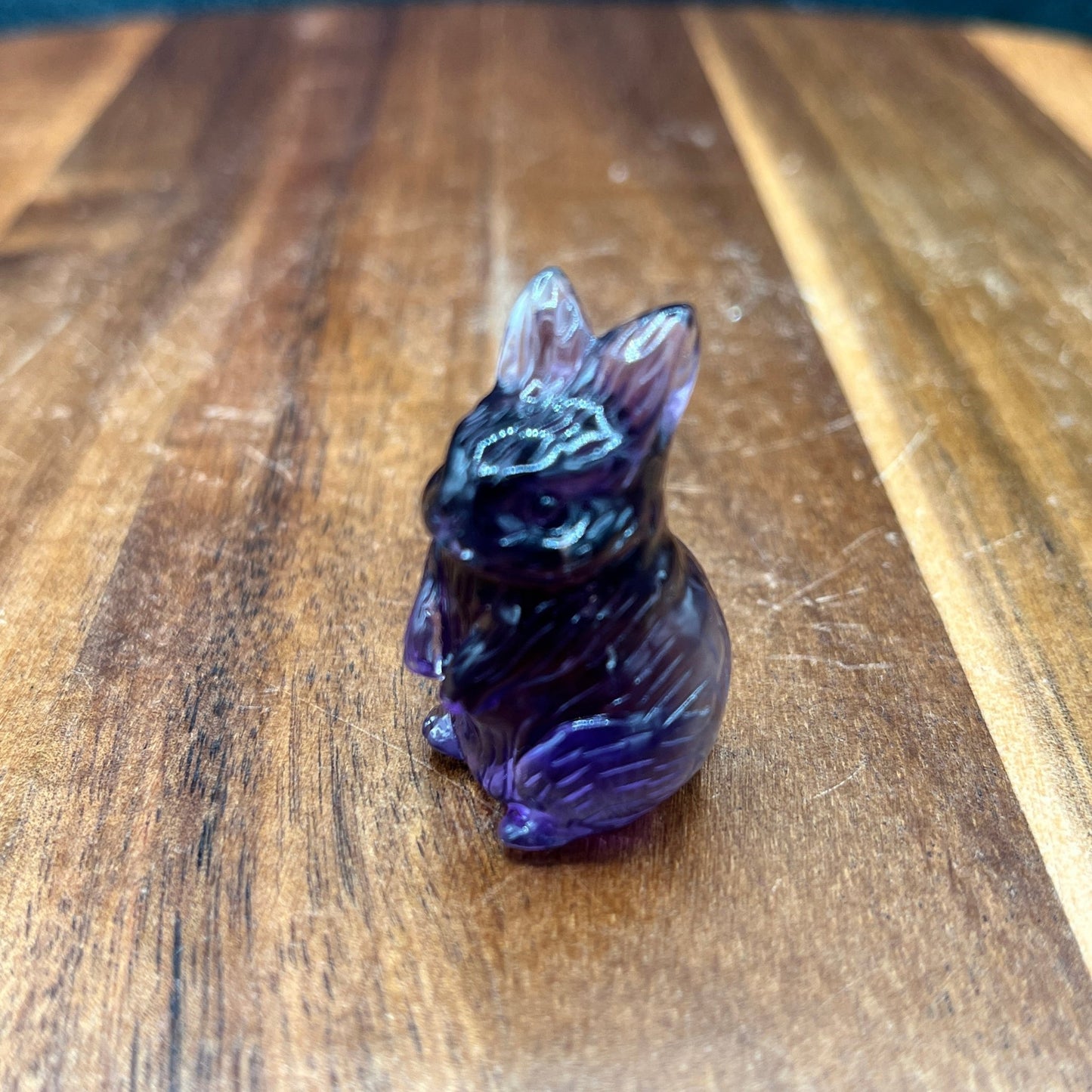 Deep Purple Amethyst Bunny - Sage & Magic