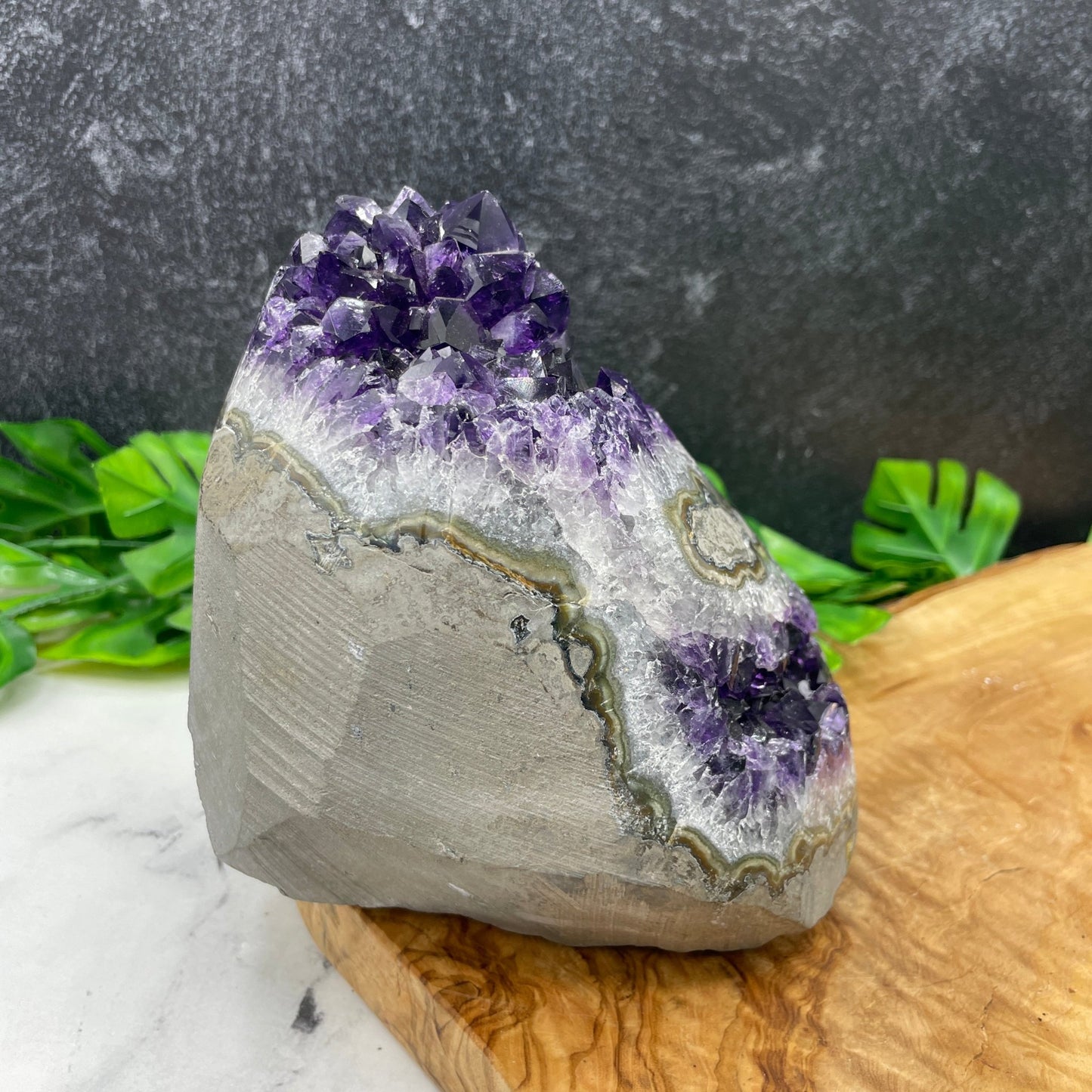 Deep Purple Amethyst Stalactite Cluster - Sage & Magic