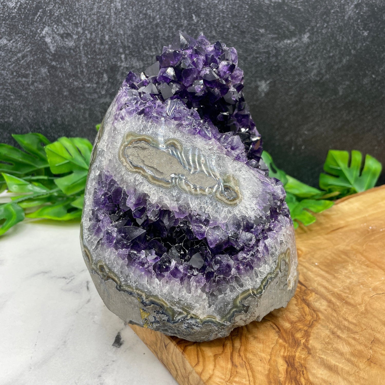 Deep Purple Amethyst Stalactite Cluster - Sage & Magic