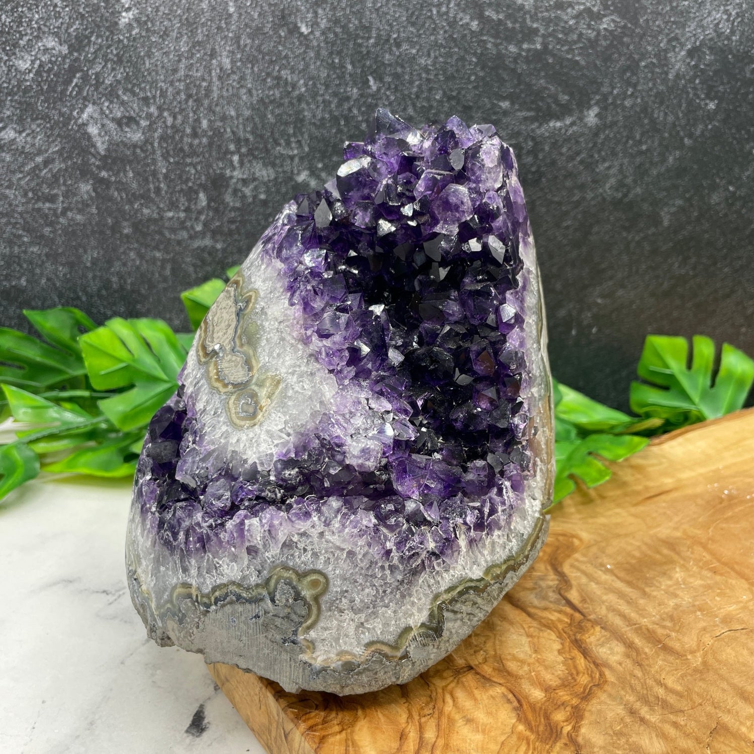 Deep Purple Amethyst Stalactite Cluster - Sage & Magic