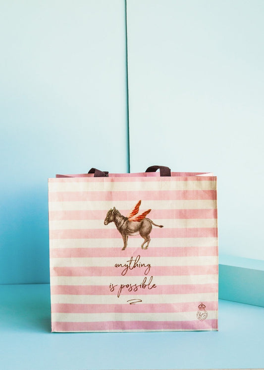 Donkey Anything Is Possible Markey Tote - Sage & Magic