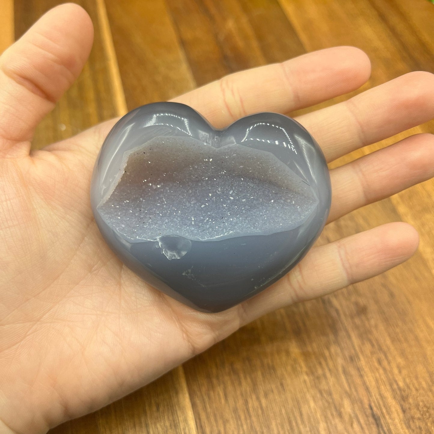 Druzy Agate Heart - Sage & Magic