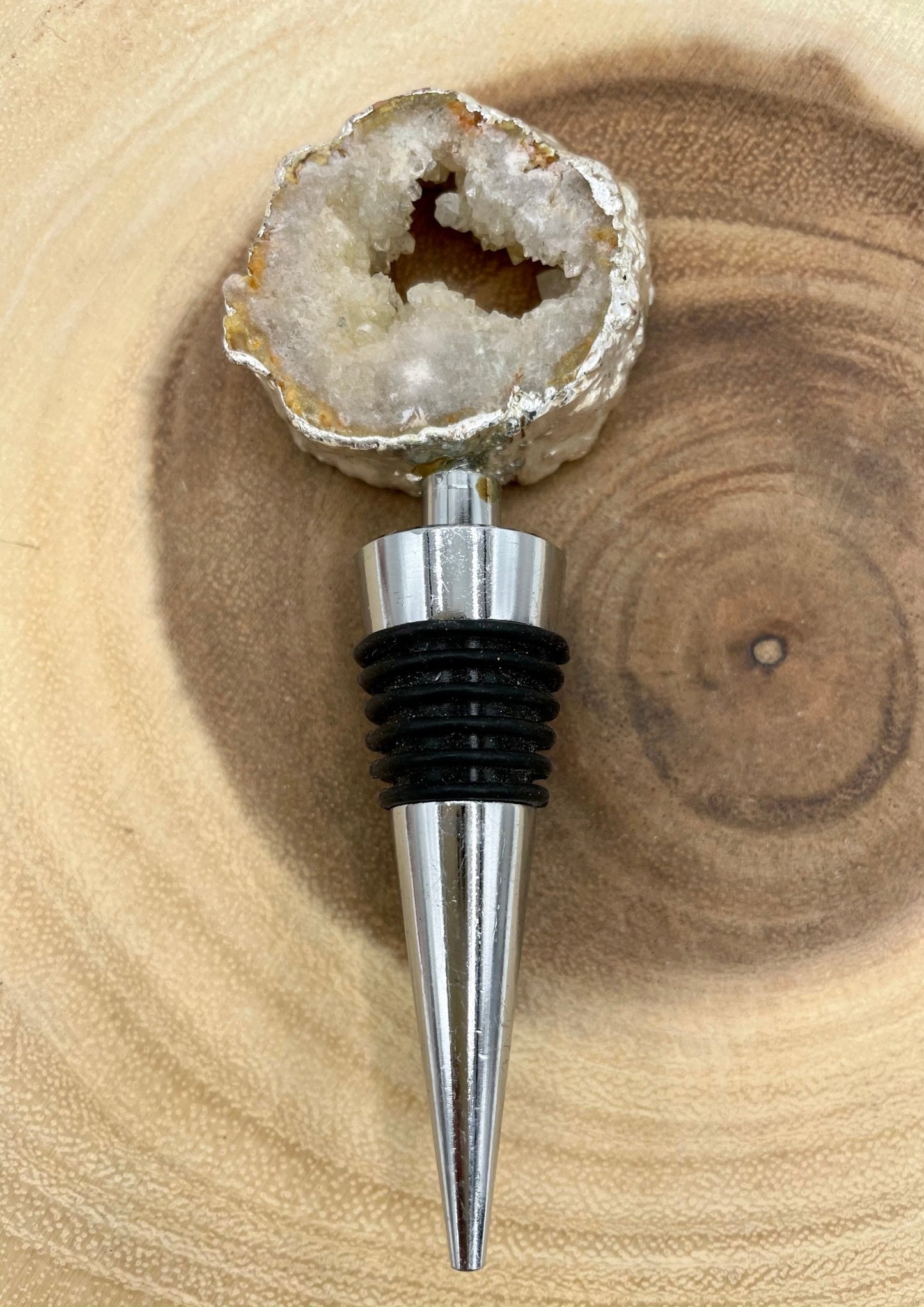 Druzy Agate Wine Stopper - Sage & Magic