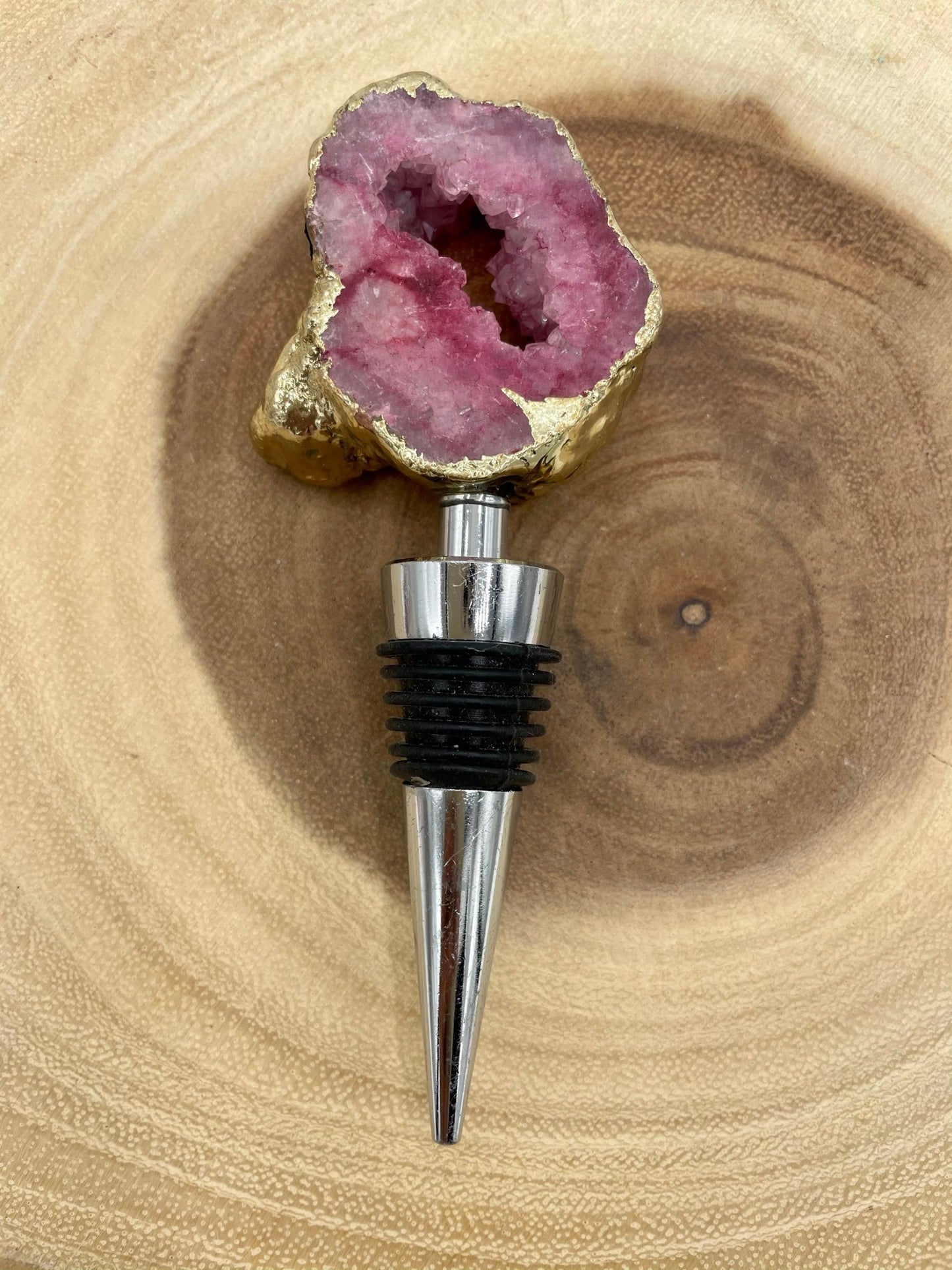 Druzy Agate Wine Stopper - Sage & Magic