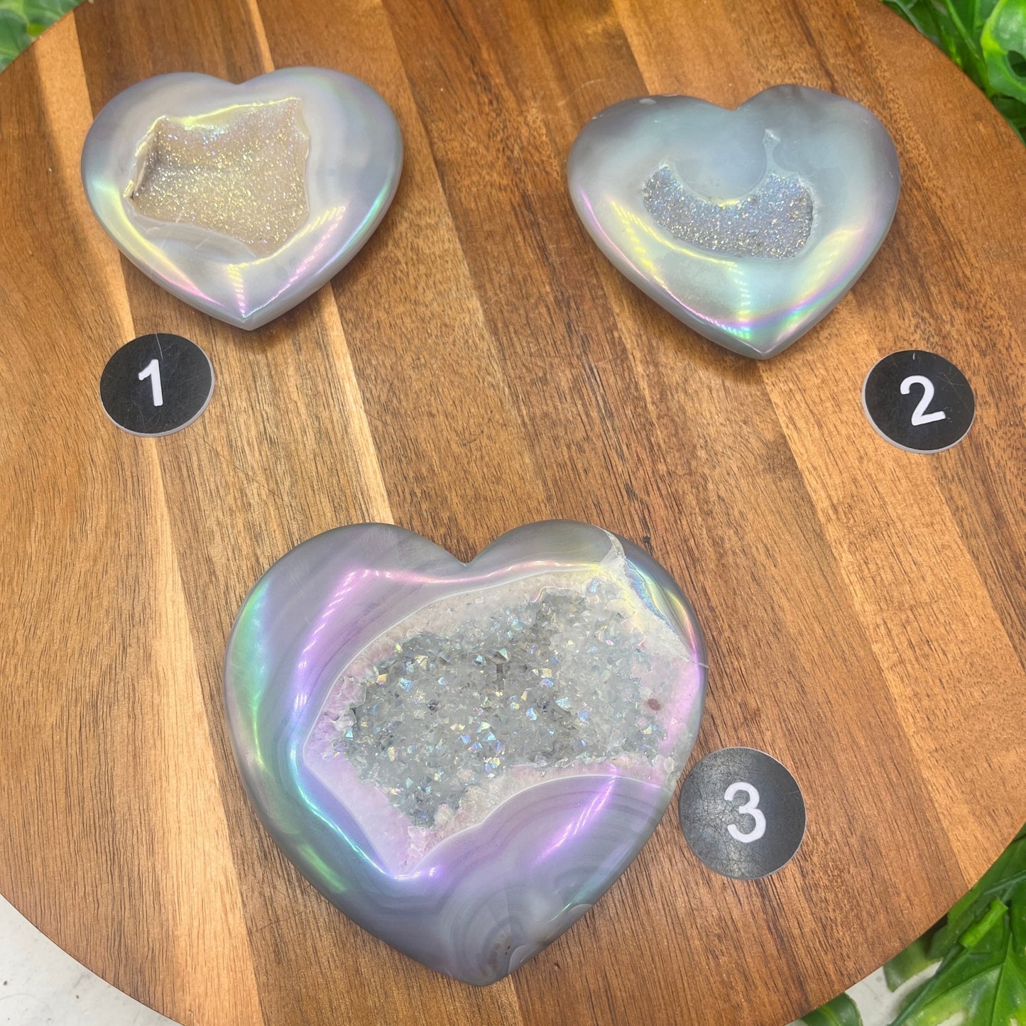 Druzy Aura Heart - Sage & Magic