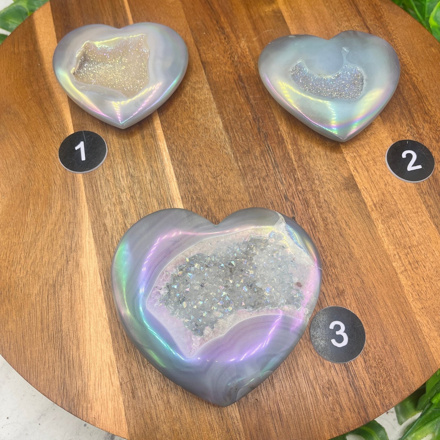 Druzy Aura Heart - Sage & Magic