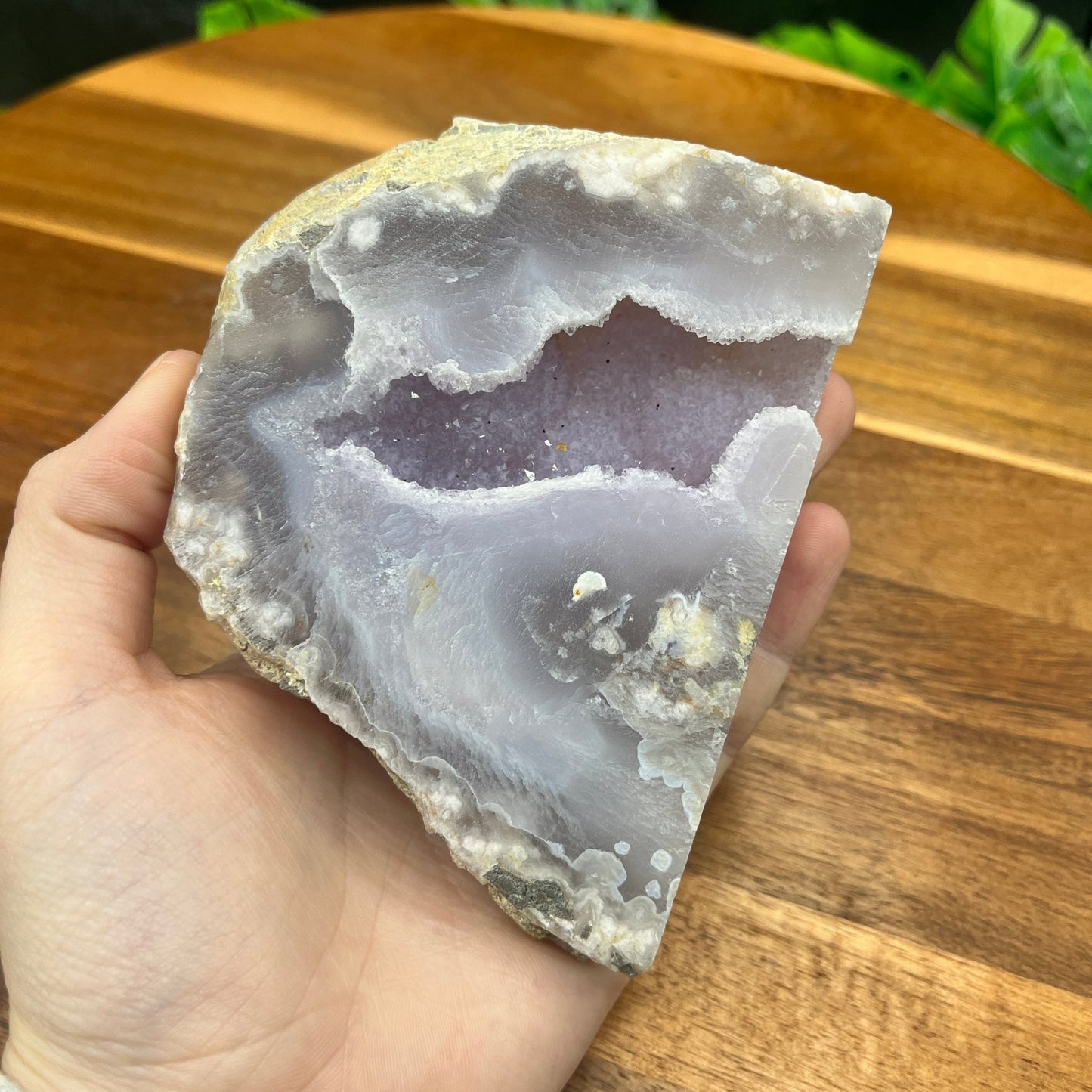 Druzy Flower Amethyst Slab - Sage & Magic