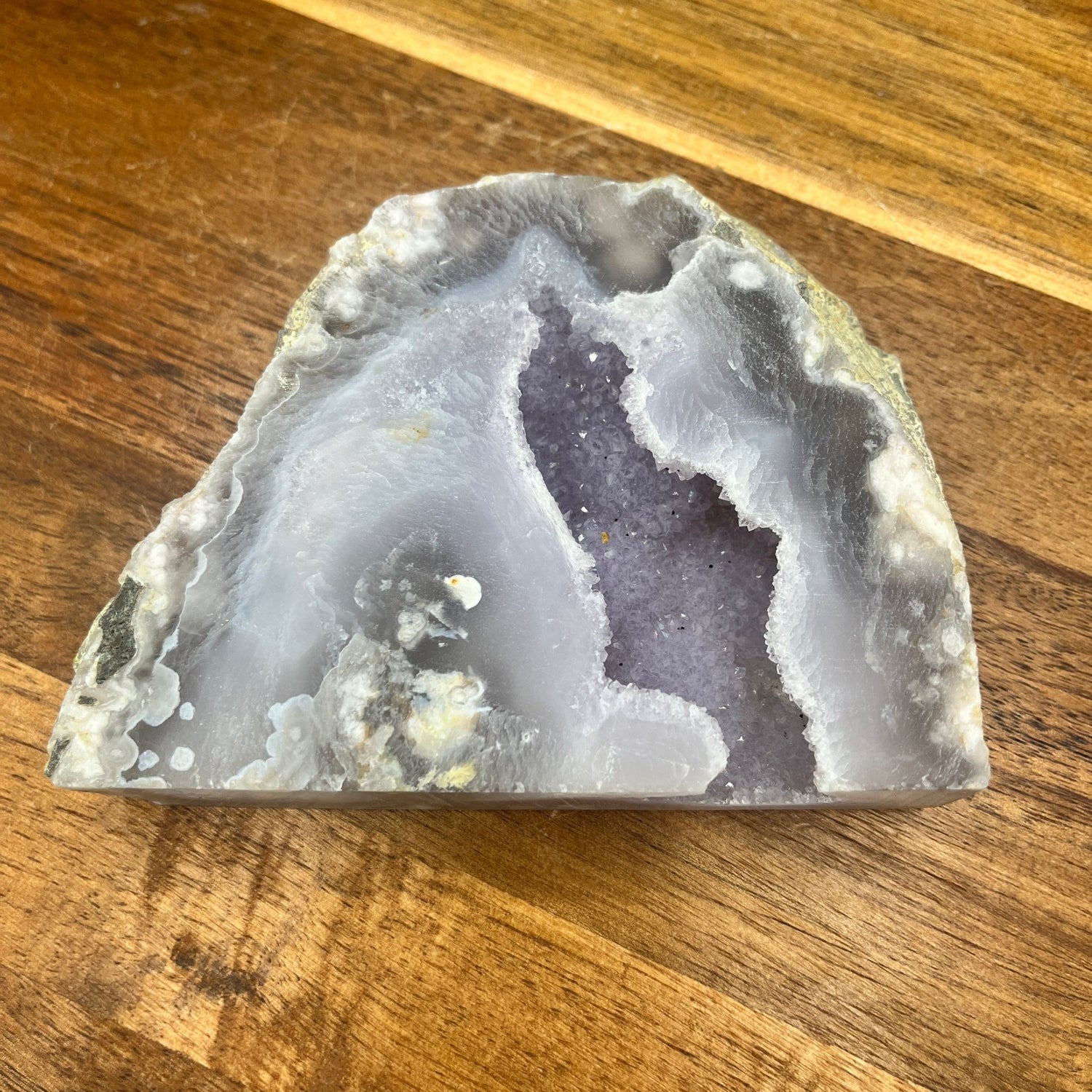 Druzy Flower Amethyst Slab - Sage & Magic