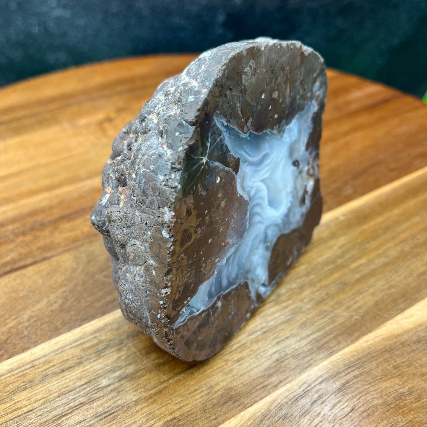 Druzy Mist Agate Geode - Sage & Magic