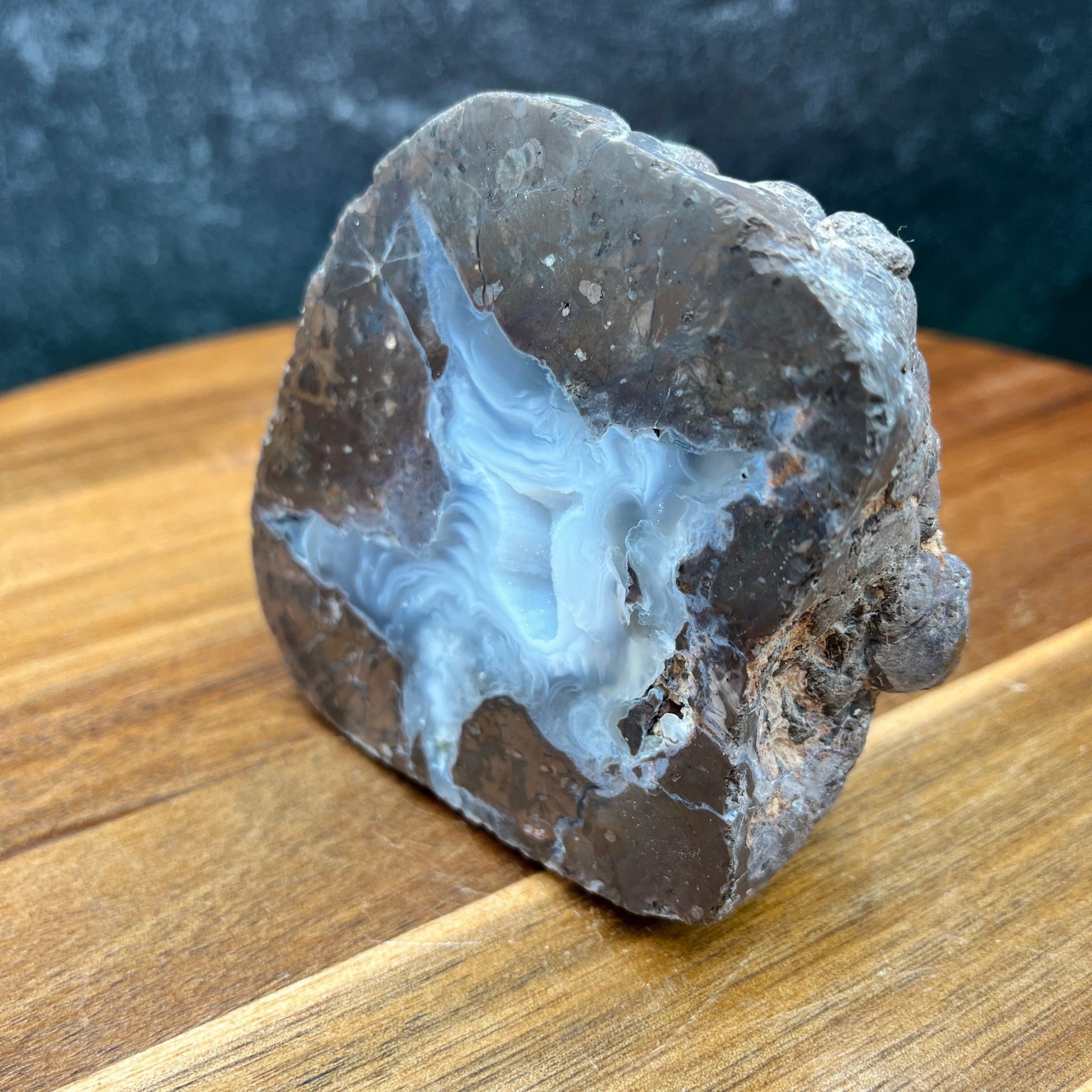 Druzy Mist Agate Geode - Sage & Magic