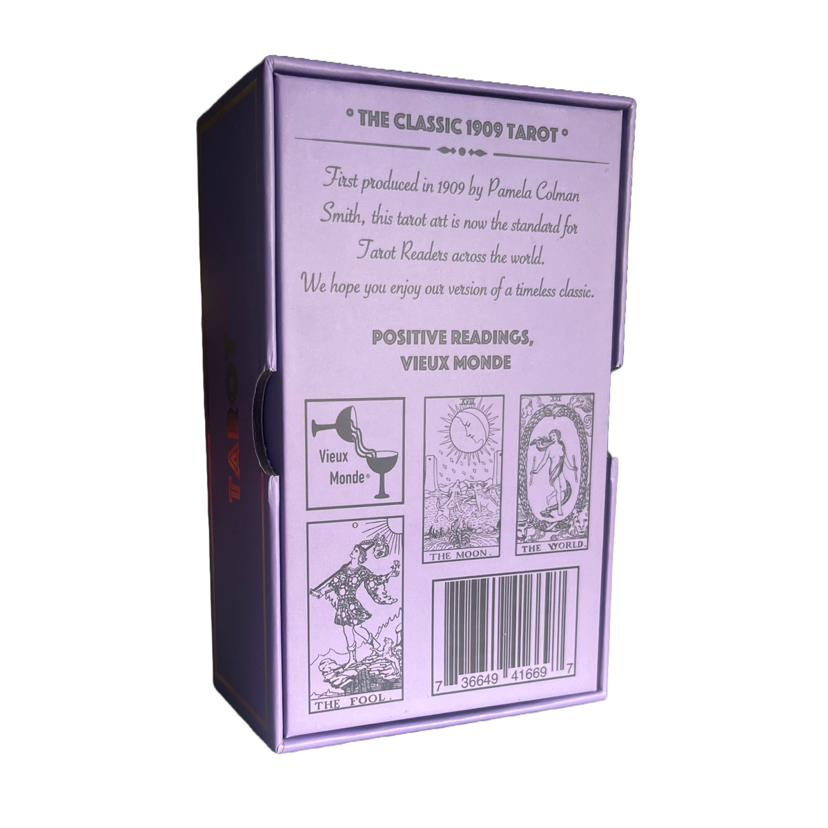 Lavender Gold Foil Tarot & Guide, Classic Tarot Design – view 5