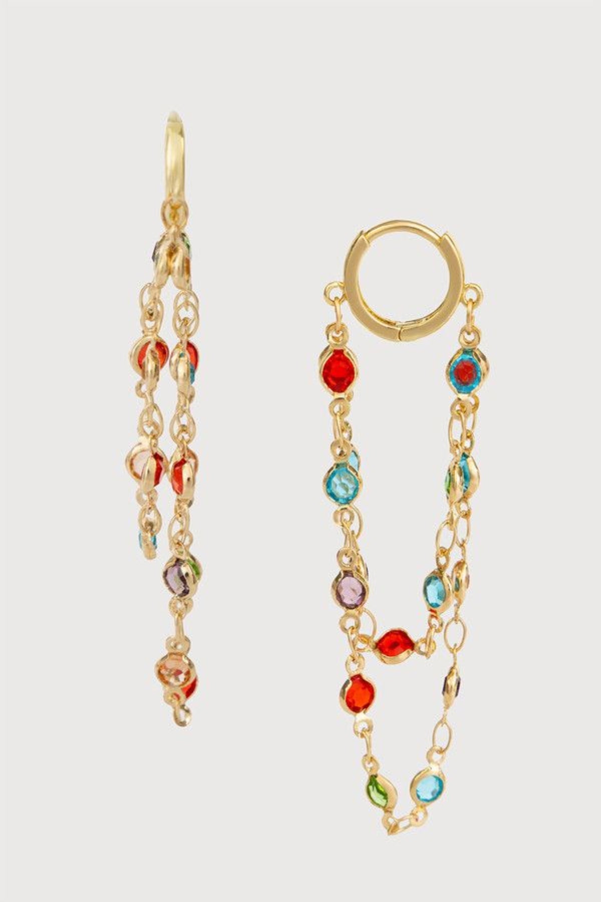 Glass Multi Layer Earring