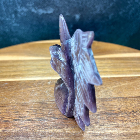 Flashy Gem Lepidolite Unicorn - Sage & Magic