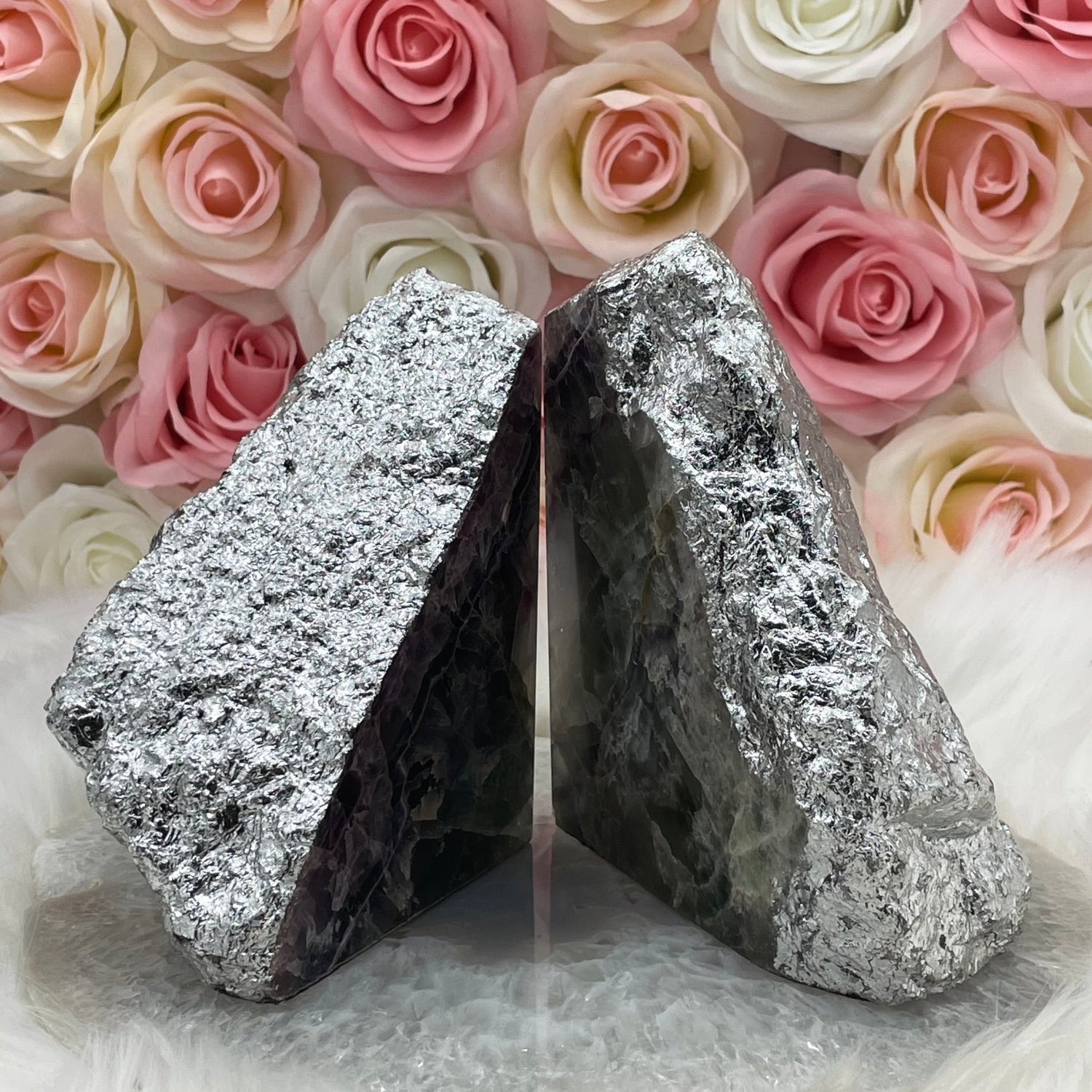 Foiled Crystal Bookends - Sage & Magic