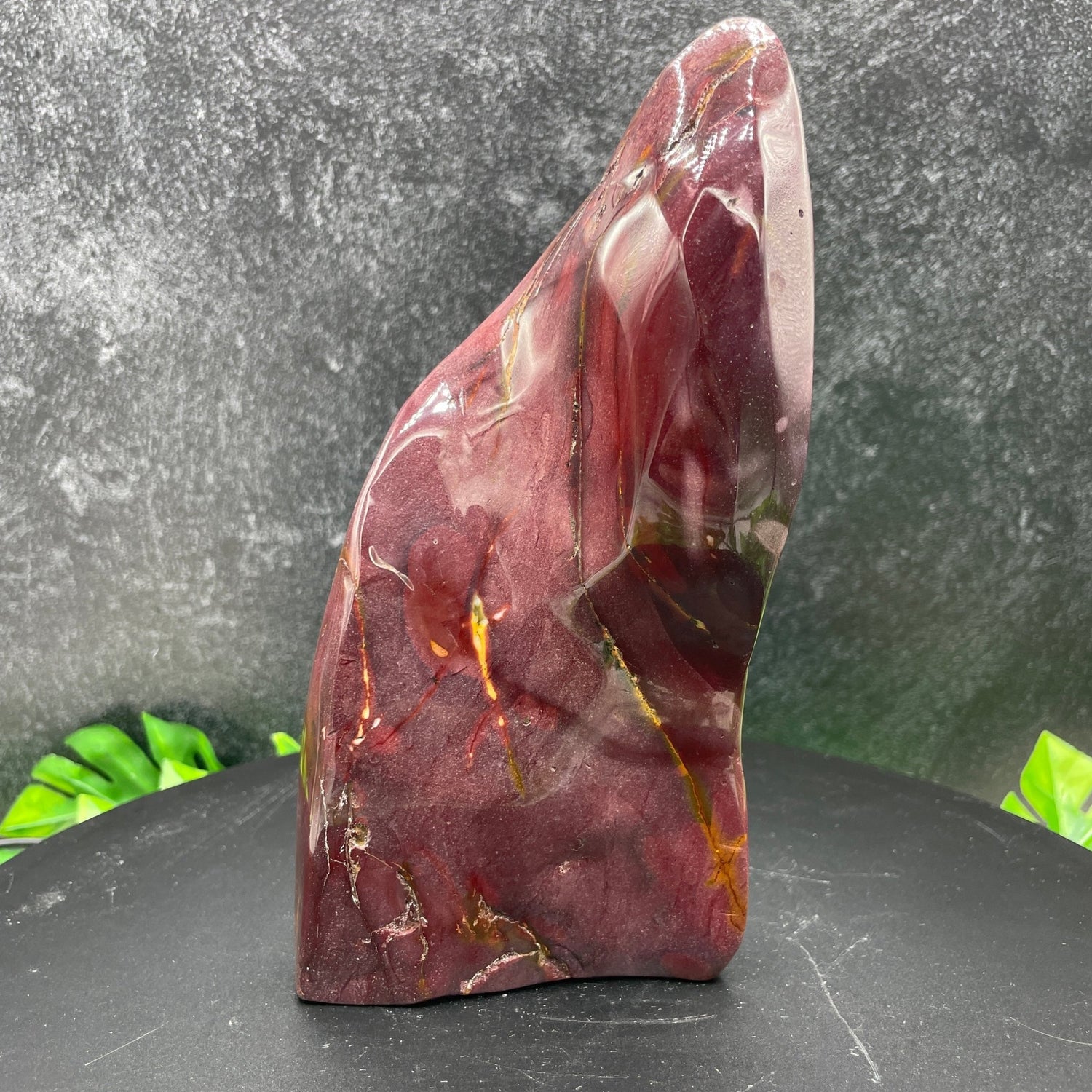 Funky Purple Mookaite Flame Skull - Sage & Magic