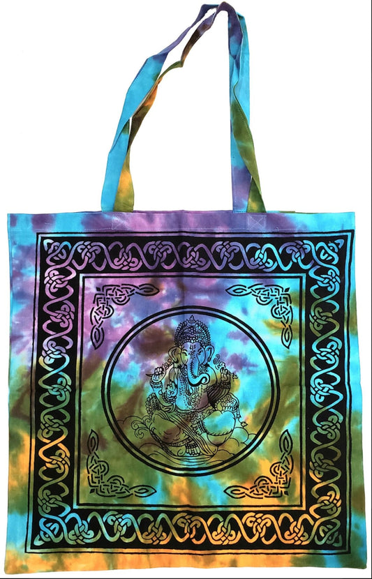 Ganesh Cotton Tote Bag - Sage & Magic