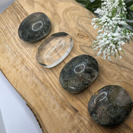 Garden Quartz Palm Stone - Sage & Magic