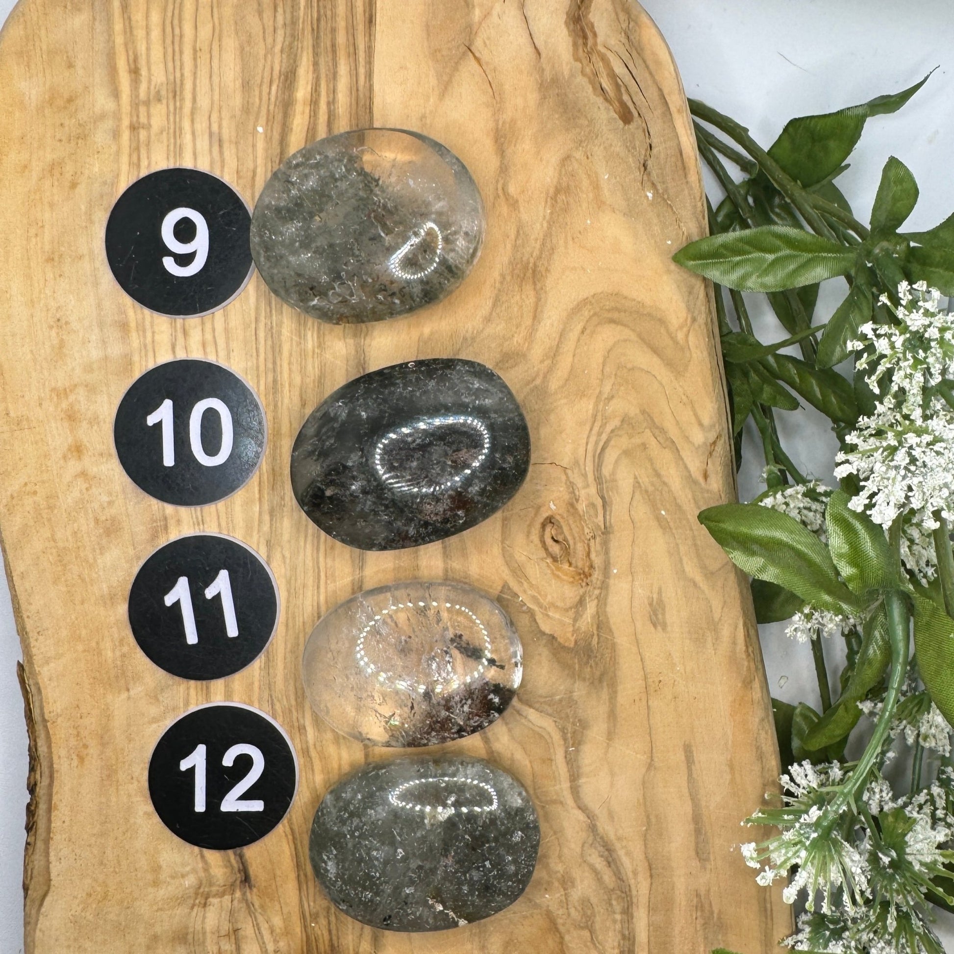 Garden Quartz Palm Stone - Sage & Magic