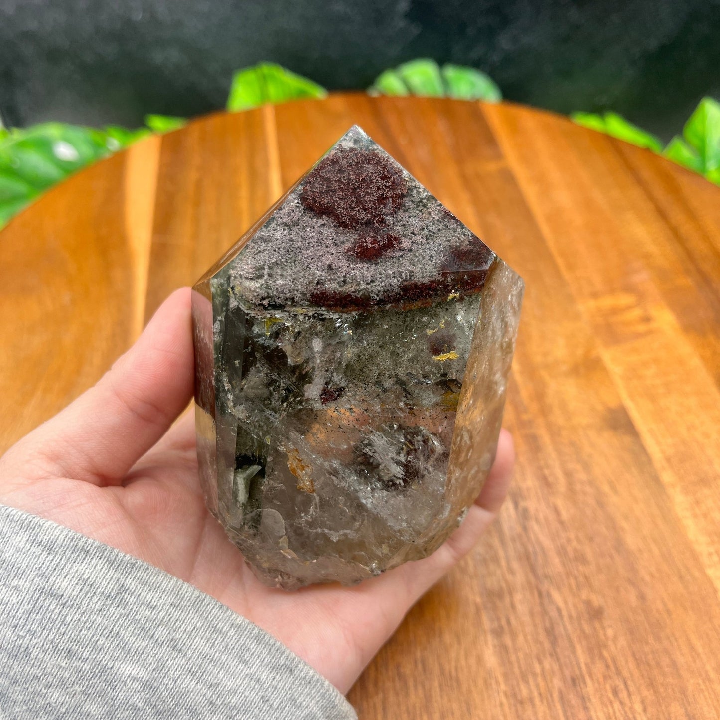 Garden Quartz Point w/ Rough Bottom - Sage & Magic