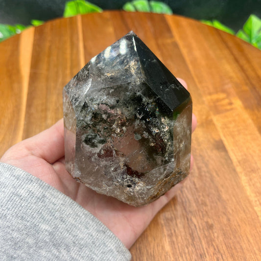 Garden Quartz Point w/ Rough Bottom - Sage & Magic