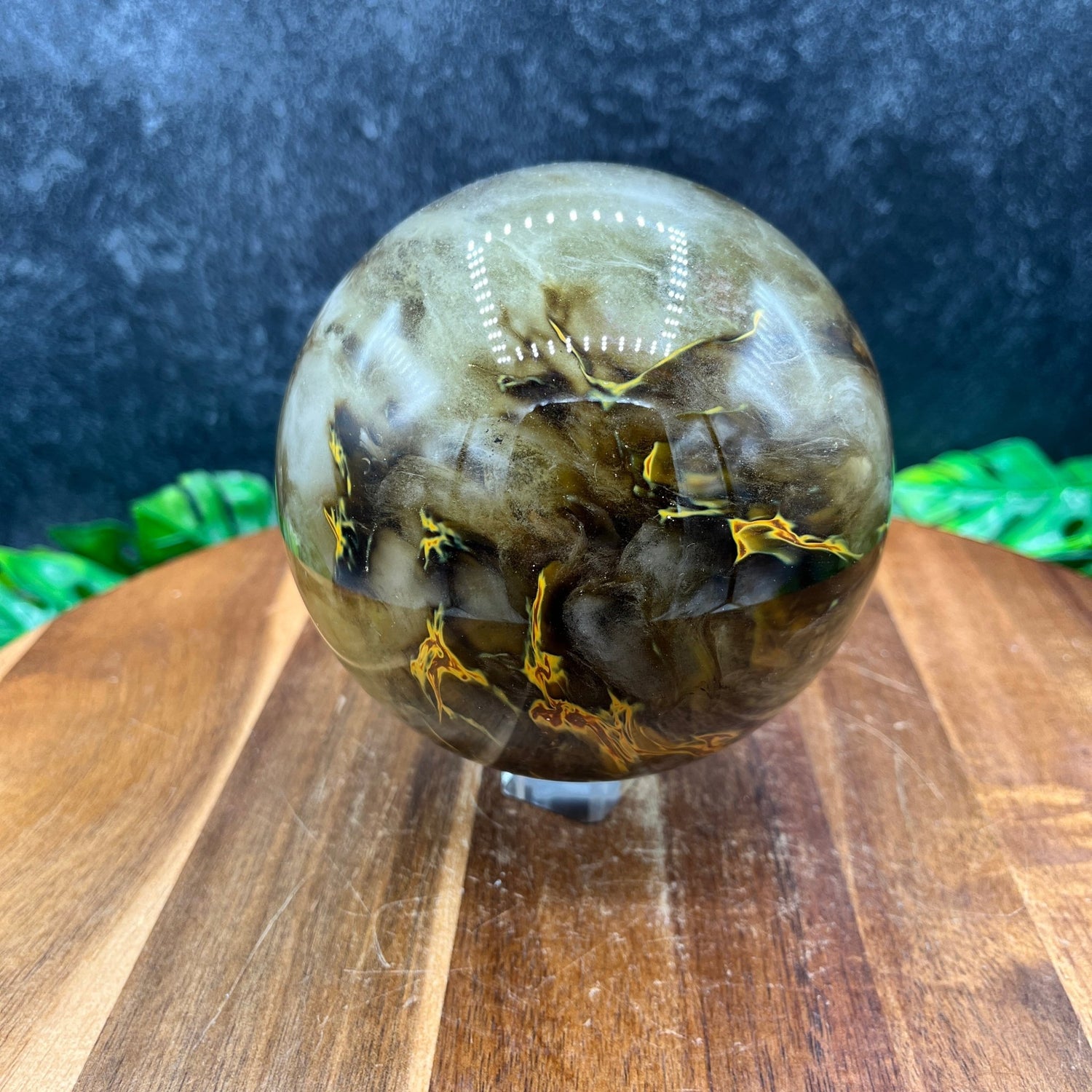 Gold and Yellow Smelt Sphere - Sage & Magic