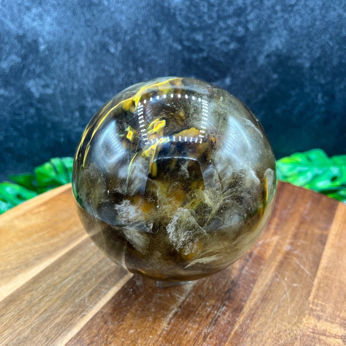 Gold and Yellow Smelt Sphere - Sage & Magic