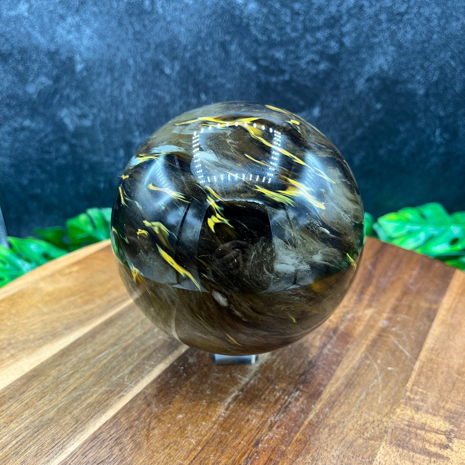 Gold and Yellow Smelt Sphere - Sage & Magic