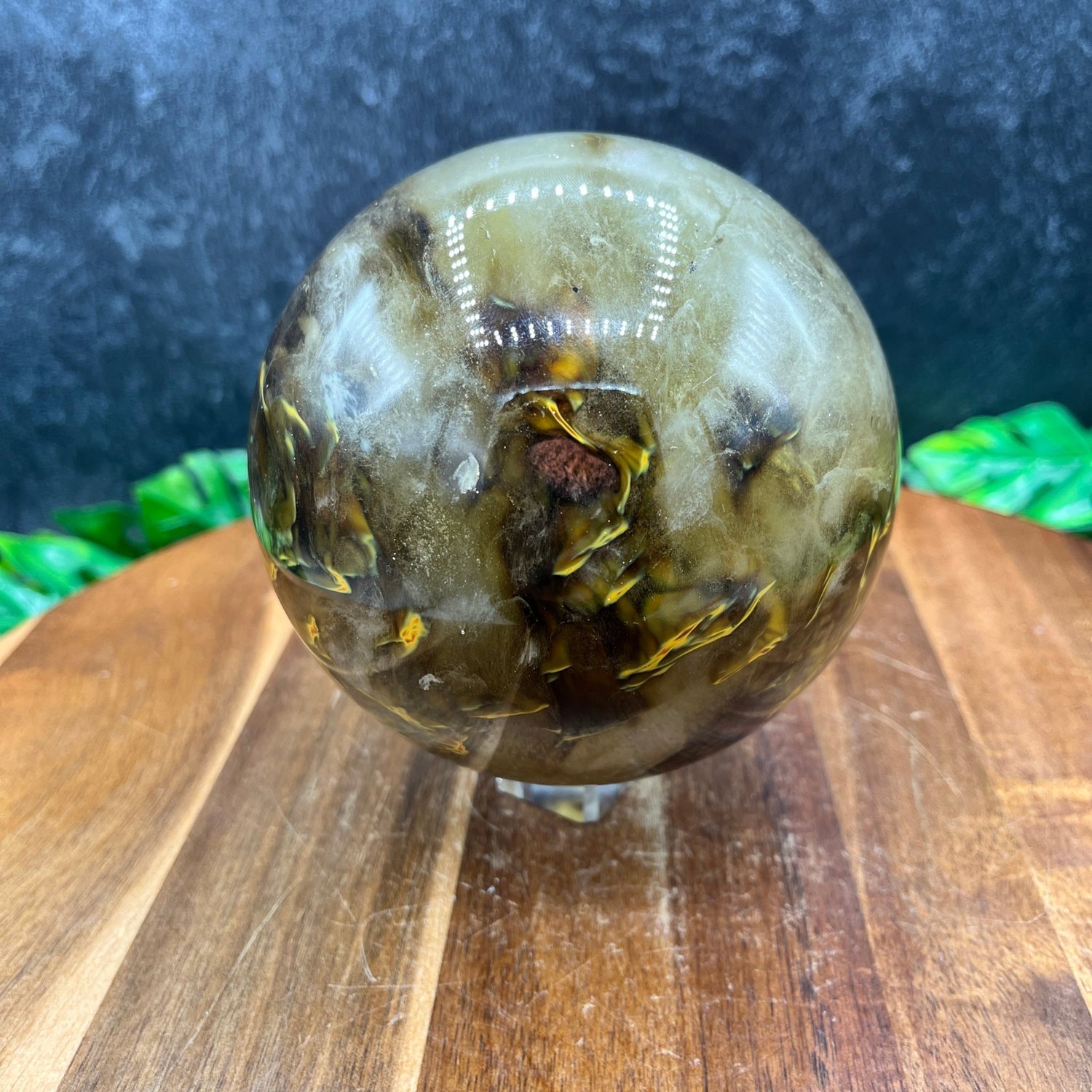 Gold and Yellow Smelt Sphere - Sage & Magic