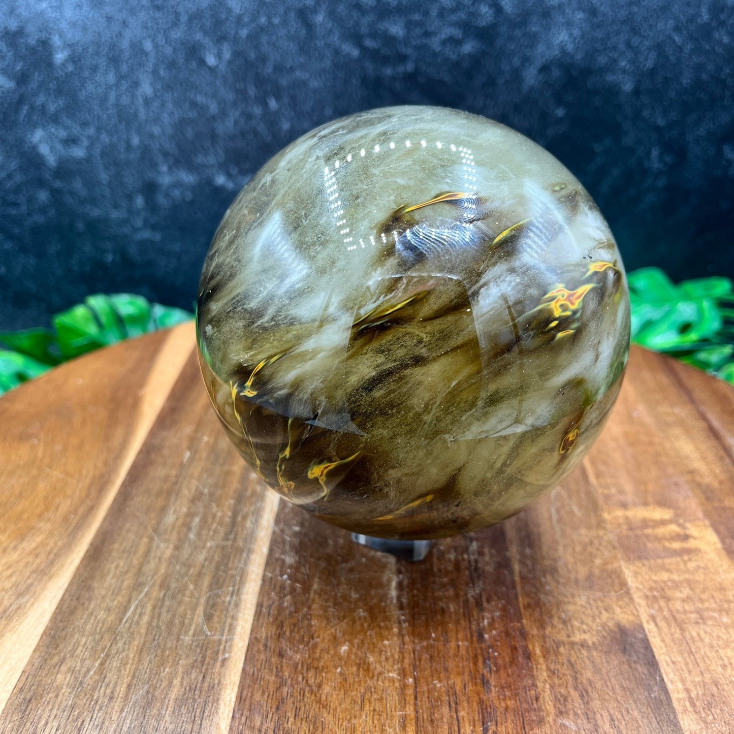 Gold and Yellow Smelt Sphere - Sage & Magic