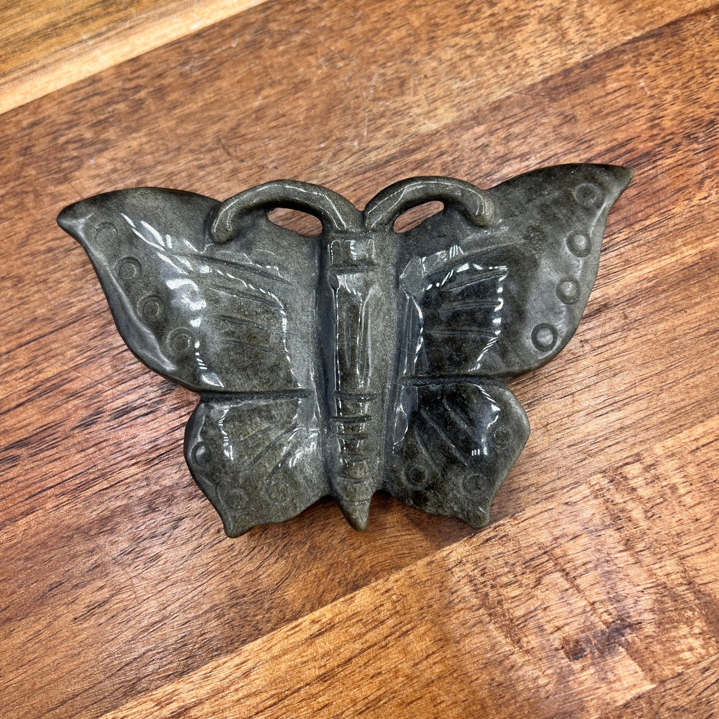 Gold Sheen Obsidian Butterfly - Sage & Magic