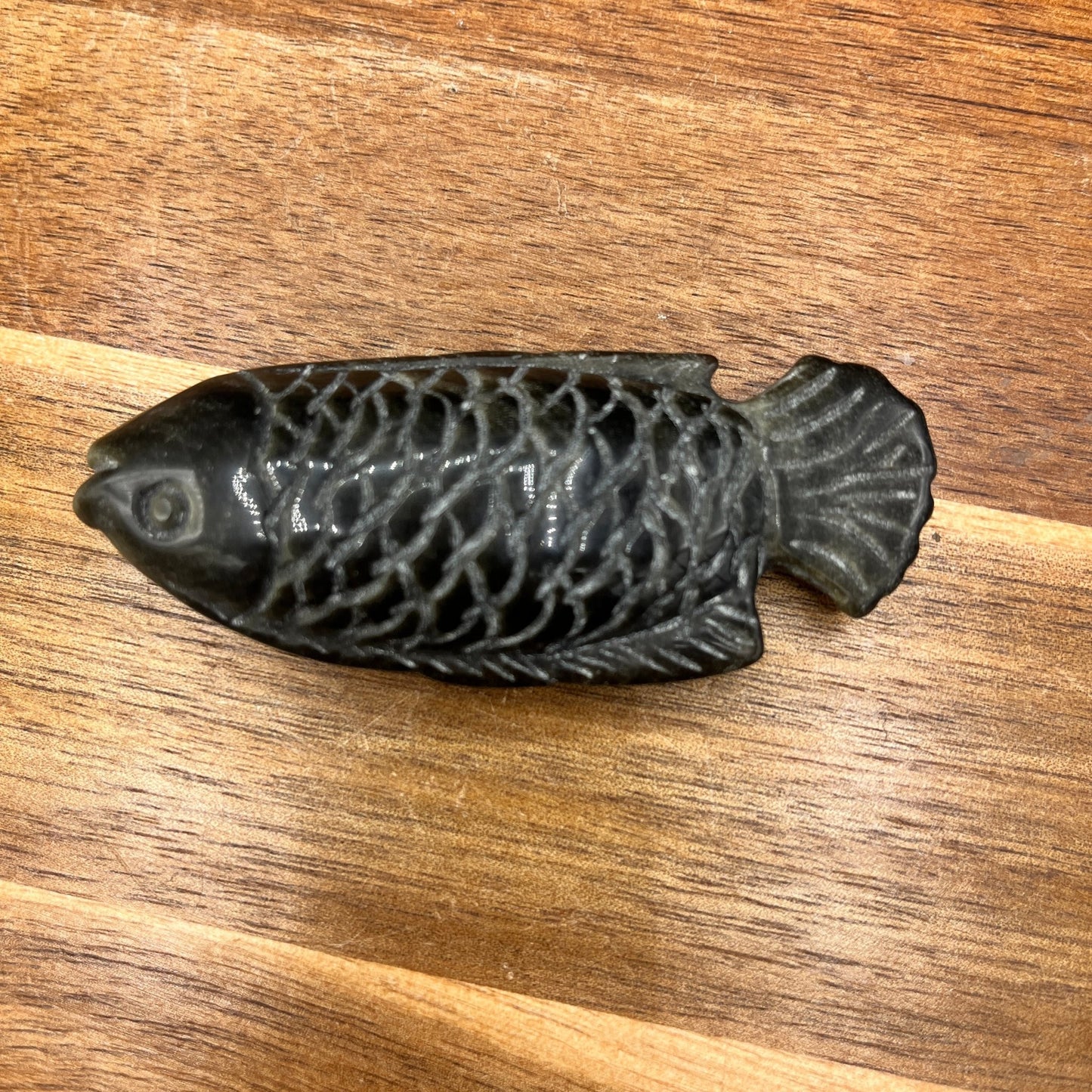 Gold Sheen Obsidian Fish - Sage & Magic