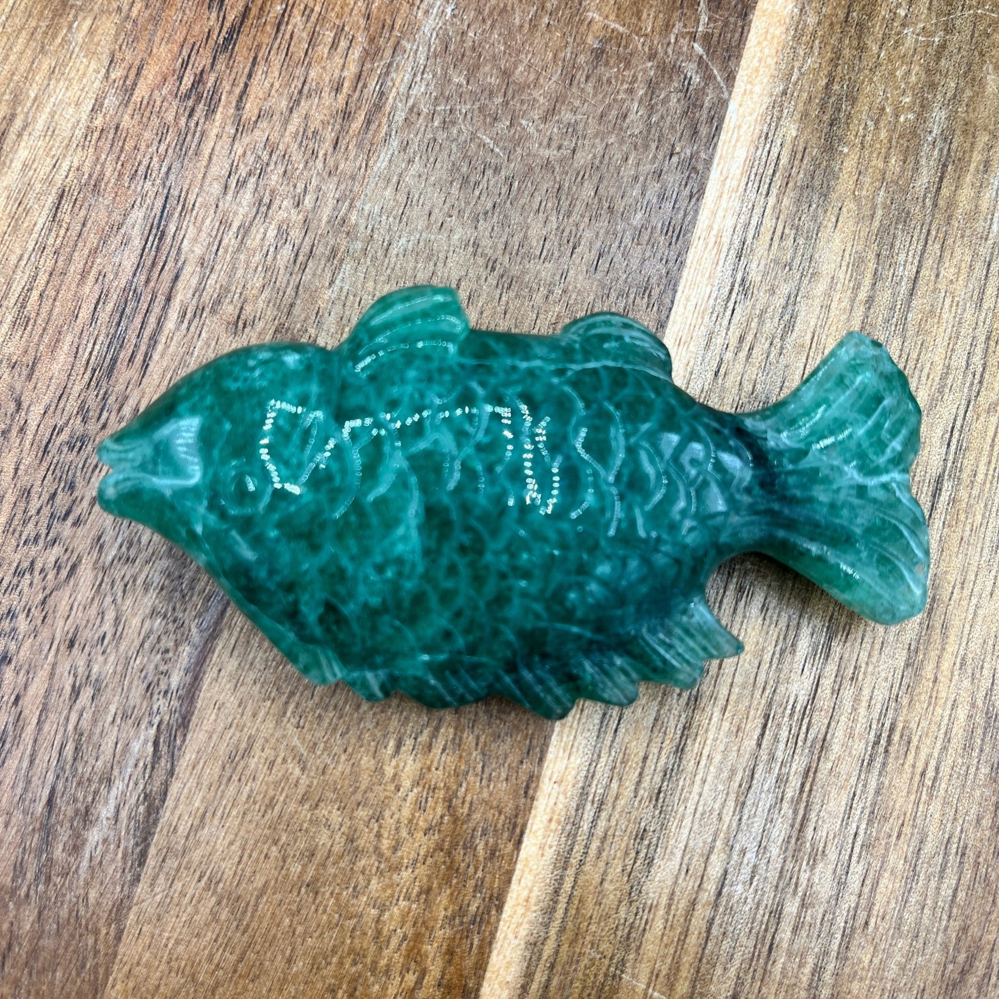 Green Aventurine Good Luck Fish - Sage & Magic